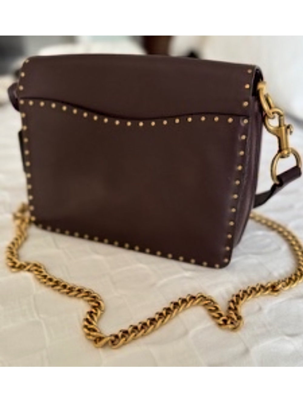 Coach dreamer handbag with rivets - Picture 2 of 8